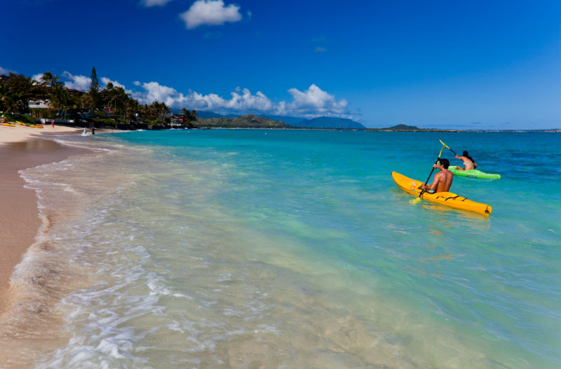 Paddle away at Lanikai Beach