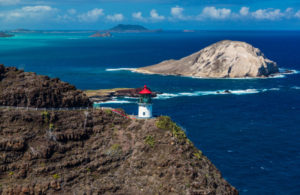 Makapuu Lighthouse Trail: Lighthouse and Rabbit Island. Hawaii travel. Things to do in Oahu. Things to do in Hawaii.