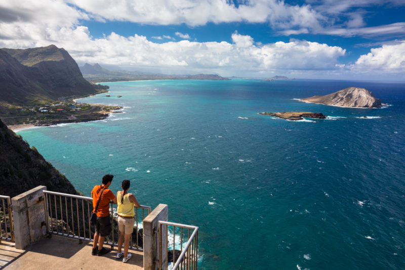 Makapuu Lighthouse Trail: View of Eastern Shore. Hawaii travel. Things to do in Oahu. Things to do in Hawaii.