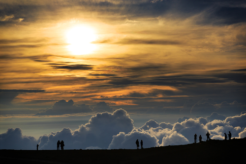 Haleakala National Park: Sunset. Hawaii travel. Things to do in Maui. Things to do in Hawaii.