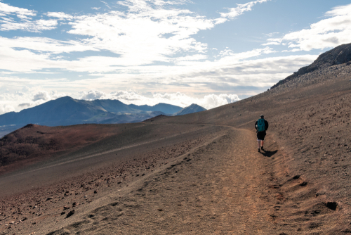 Haleakala National Park: Sliding Sands Trail. Keoneheehee Trail. Hawaii travel. Things to do in Maui. Things to do in Hawaii.