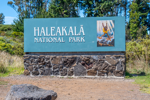 Haleakala National Park: Welcome sign. Hawaii travel. Things to do in Maui. Things to do in Hawaii.