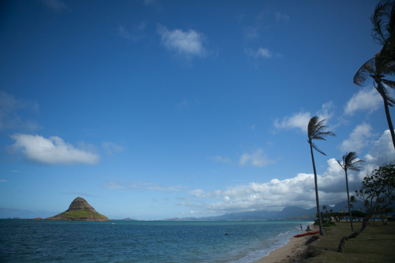 Check the tide before you walk to Chinaman's Hat.