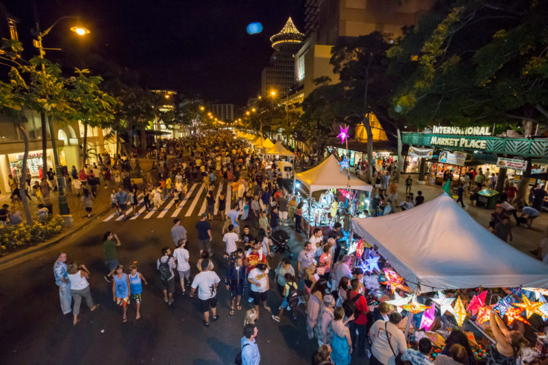 Aloha Festival's Hoolaulea in Waikiki