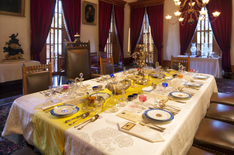 Iolani Palace dining table