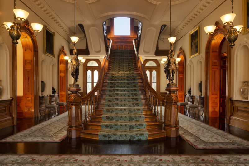 Iolani Palace grand staircase