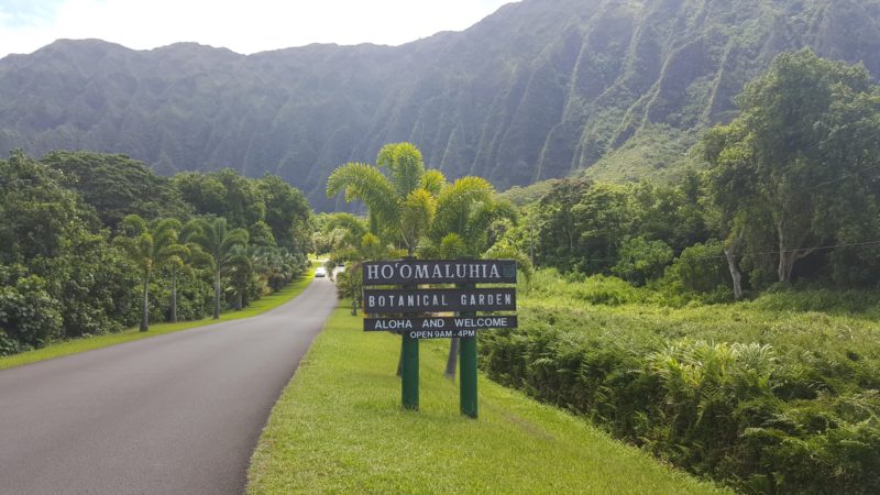 Entrance to Hoomaluhia Botanical Garden