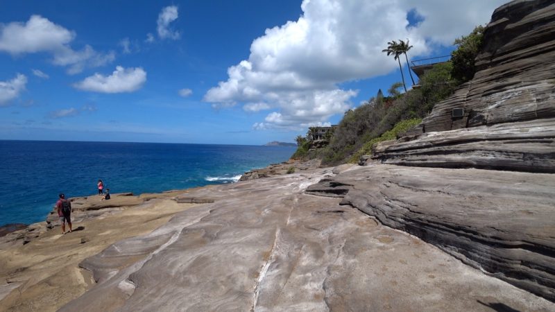 Spitting Caves landscape.