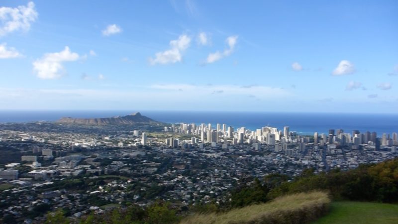 Diamond Head view from Tantalus.