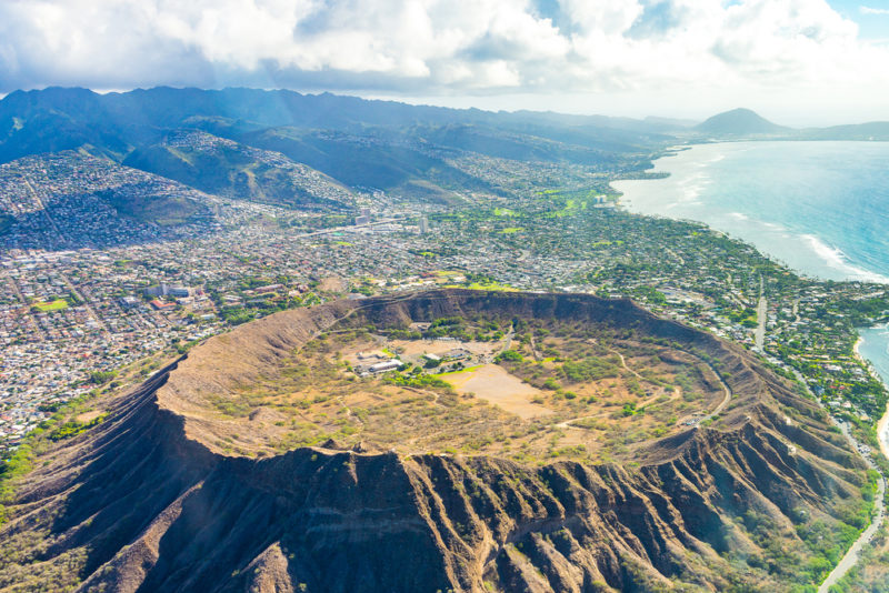 How to get to Diamond Head - The Diamond Head caldera.