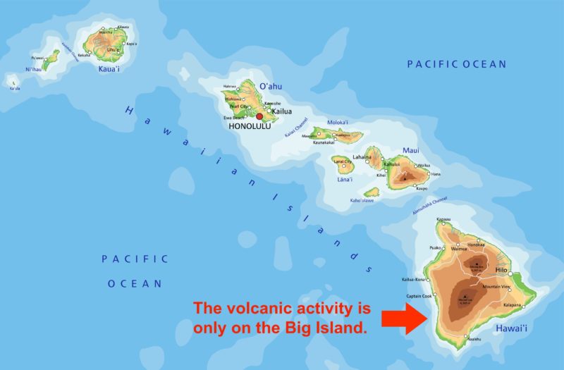 Big Island volcano tours are on Hawaii Island.