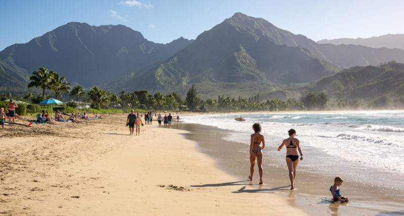 Hanalei beach