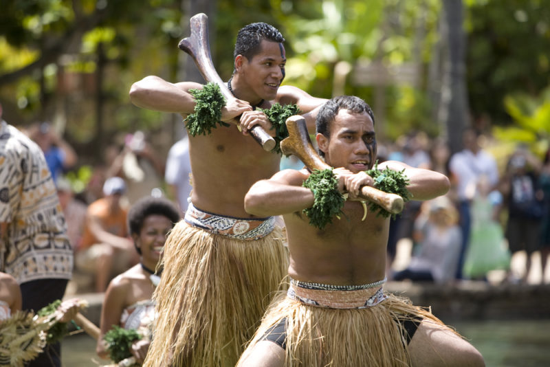 Polynesian Cultural Center Fiji dancing.