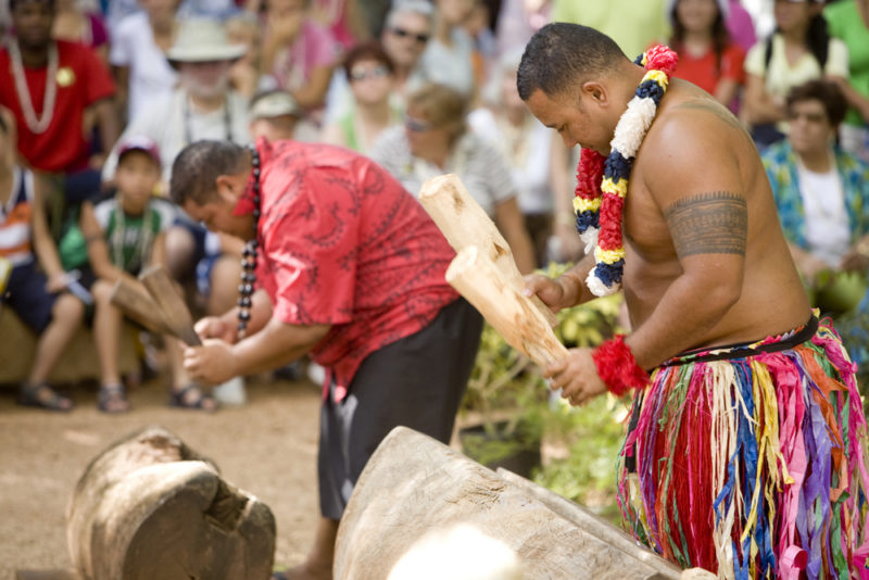 Polynesian Cultural Center Tongan drumming.