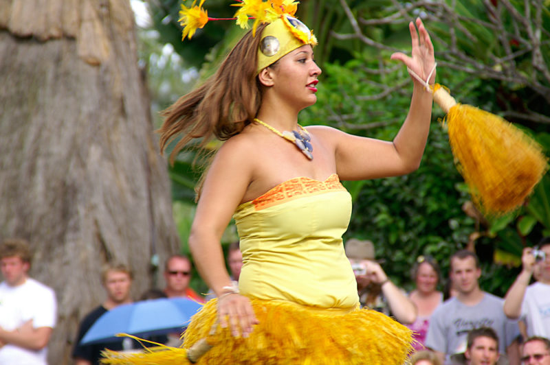 Polynesian Cultural Center Tahitian dancing.