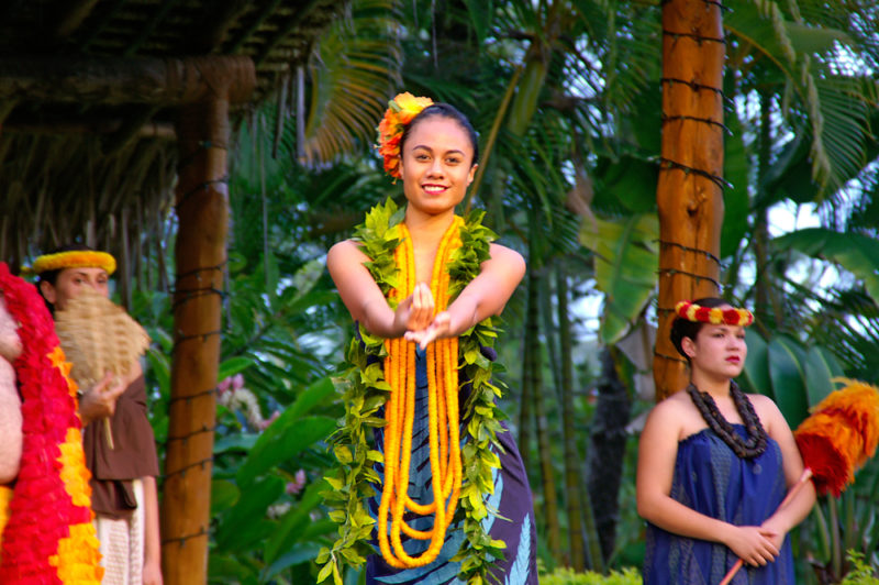 Polynesian Cultural Center hula dancing.