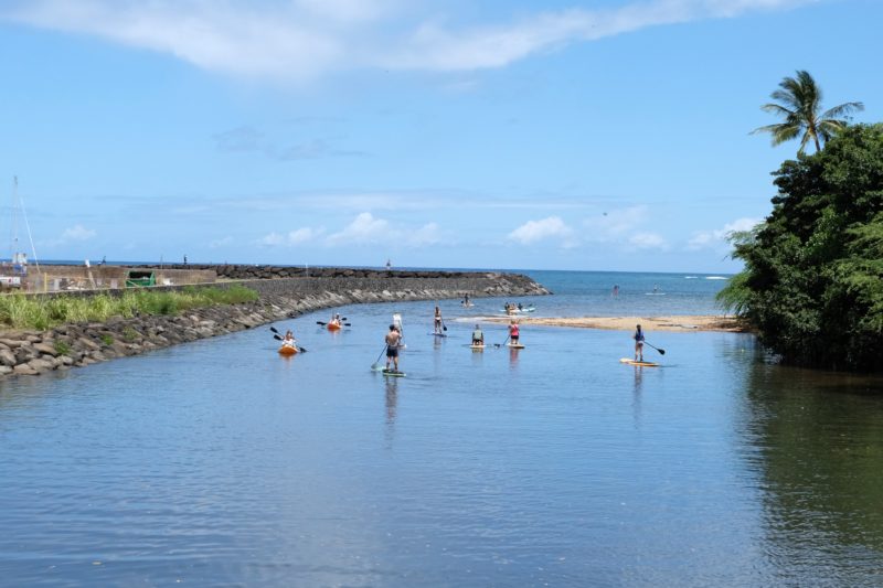 Walking my way through Haleiwa Town.