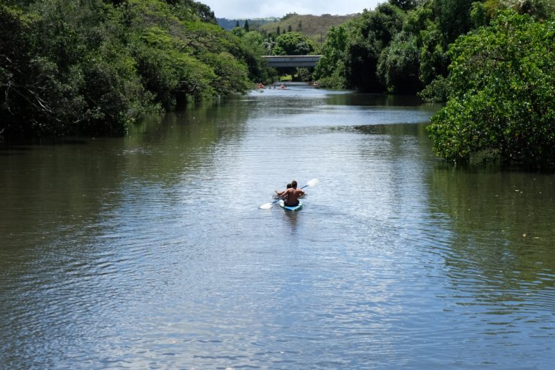 Walking my way through Haleiwa Town.