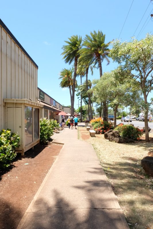 Walking my way through Haleiwa Town.