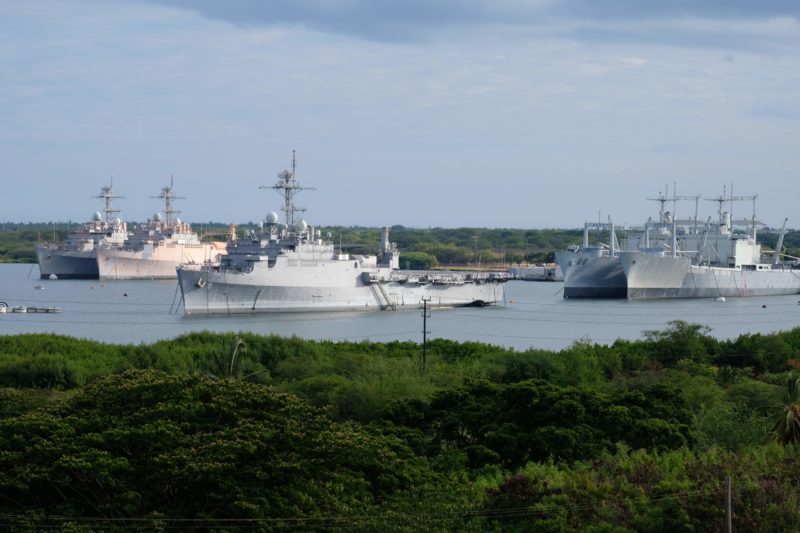 The Best Lookout For Pearl Harbor Ships Is At Leeward Community College - Pearl Harbor ships