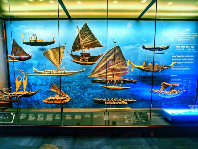 A variety of ships in the Pacific room | Bernice Pauahi Bishop Museum