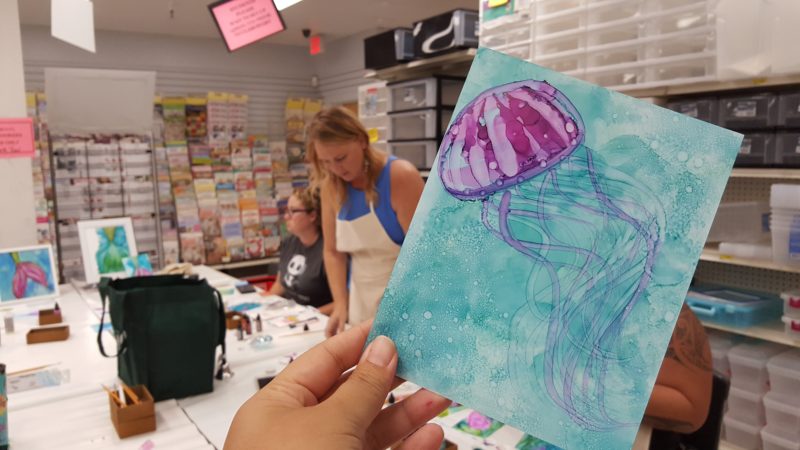 A Fun Art Lesson At Ben Franklin Crafts