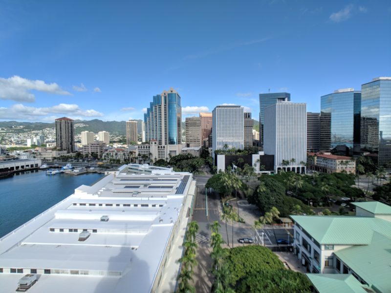 The view from Aloha Tower.