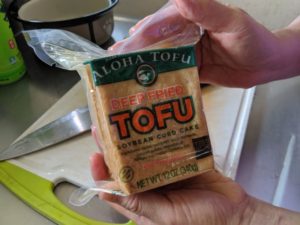 Deep-fried tofu.