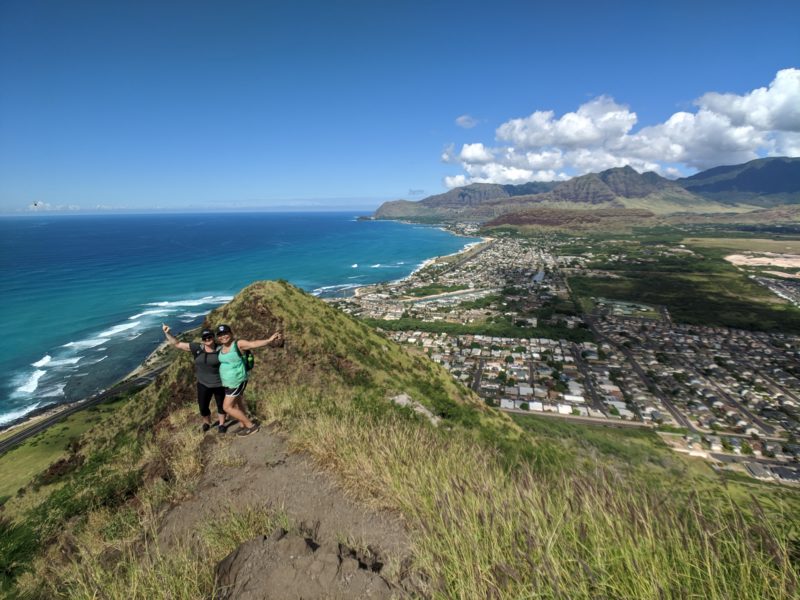 The view from the pink pillbox hike.