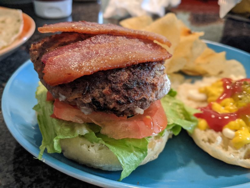 Easy beef burger patties