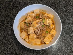 Minced pork tofu