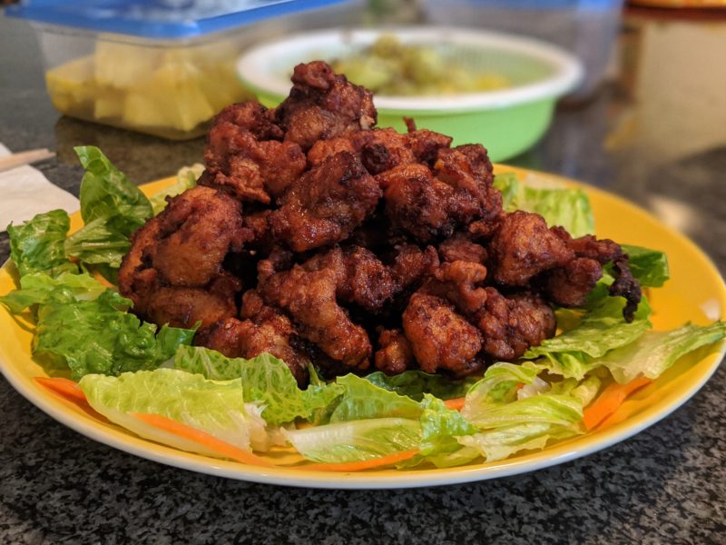 Mochiko chicken with Stevia