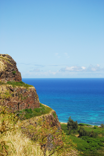 Kealia Trail Is A Switchback With Ocean Views