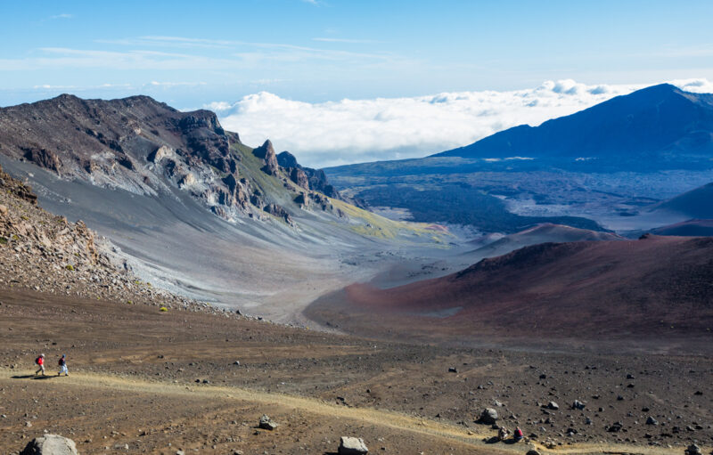 Sliding Sands Trail on Haleakala, Maui.