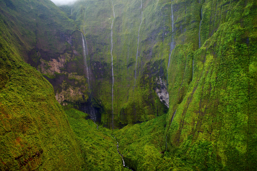 Mount Waialeale is one of the wettest spots on Earth (and incredibly gorgeous, too!).