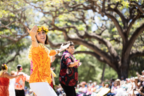 May 1 marks the celebration of Lei Day (May Day) at Kapiolani Park in Waikiki. Editorial credit: Yi-Chen Chiang / Shutterstock.com