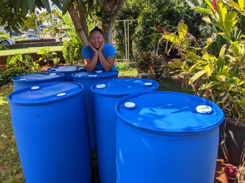 I bought six plastic drums for some DIY projects around the house, including 2 large radial flow settlers.