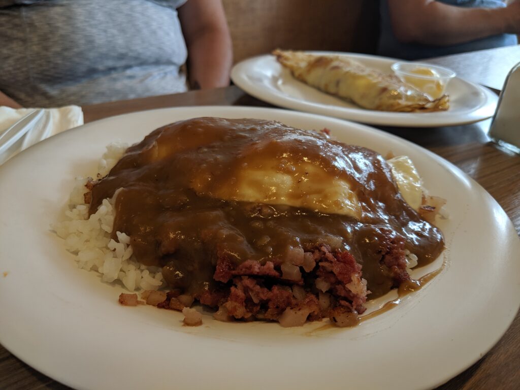 Loco moco from Pancakes and Waffles BLD.