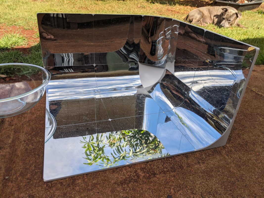 How I Built My Basic Solar Cooker Setup